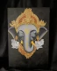 The Ganesha (ART-17478-119512) - Handpainted Art Painting - 12in X 18in