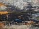 Echoes Of The Horizon – Contemporary Abstract Landscape (ART-6730-119507) - Handpainted Art Painting - 40in X 30in