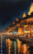 Varanasi Ghat Painting (ART-3319-119441) - Handpainted Art Painting - 24in X 36in