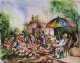 Landscape (ART-18009-119186) - Handpainted Art Painting - 14in X 11in