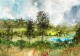 Serene  Landscape (PRT-8841-119520) - Canvas Art Print - 18in X 13in