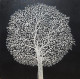 Tree Of Tranquility (ART-6730-119561) - Handpainted Art Painting - 18in X 18in