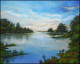 Landscape (ART-1342-119683) - Handpainted Art Painting - 30in X 24in