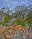 Himalayan Landscape I (ART-2948-119646) - Handpainted Art Painting - 20in X 24in