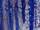 Cracked Blue Surface Texture (PRT-15842-119634) - Canvas Art Print - 18in X 14in