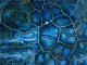 Cracked Blue Surface (PRT-15842-119638) - Canvas Art Print - 18in X 14in