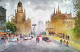 Mumbai Cityscape (ART-18155-119795) - Handpainted Art Painting - 22in X 16in