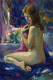Strokes Of Golden Serenity (PRT-15697-119912) - Canvas Art Print - 40in X 60in