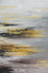 Muted Gold Abstract (ART-8156-119815) - Handpainted Art Painting - 40in X 60in
