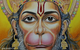 Lord Hanuman (ART-18198-120023) - Handpainted Art Painting - 8in X 11in
