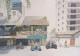 The Busy Road (ART-7362-120079) - Handpainted Art Painting - 19in X 13in