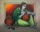 Vessel Of Silence (ART-18220-120088) - Handpainted Art Painting - 36in X 30in