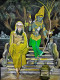 Maha Periyava (ART-18168-120123) - Handpainted Art Painting - 36in X 48in