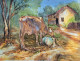 Landscape (ART-18009-120293) - Handpainted Art Painting - 30in X 22in