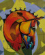 Prismatic Equine (ART-18220-120368) - Handpainted Art Painting - 12in X 15in