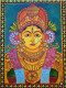 The Radiant Shakti (ART-5791-120380) - Handpainted Art Painting - 12in X 17in