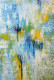 Rhythm In Blue And Gold (PRT-8156-120197) - Canvas Art Print - 28in X 42in