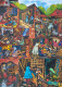 Slum Area (PRT-18009-120257) - Canvas Art Print - 30in X 42in
