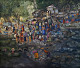 Landscape (ART-18009-120303) - Handpainted Art Painting - 65in X 55in