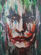 The Joker's Corner (ART-17830-120018) - Handpainted Art Painting - 18in X 20in