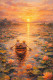 Peaceful Sunrise Landscape (PRT-7990-120460) - Canvas Art Print - 16in X 24in