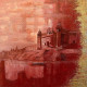 Crimson Varanasi Ghats (ART-17575-120543) - Handpainted Art Painting - 24in X 24in