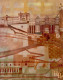 Abstract Fort (ART-17575-120584) - Handpainted Art Painting - 24in X 32in