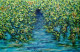 Nature's Pathway - Textured Impressionistic Acrylic Nature Inspired Painting (ART-8034-120674) - Handpainted Art Painting - 18in X 12in