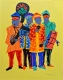 Bandwallas (ART-5884-120666) - Handpainted Art Painting - 24in X 30in
