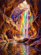Whispers Of The Prismatic Cavern (PRT-15697-120547) - Canvas Art Print - 45in X 60in