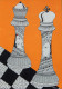 The Kingdom_Chess (ART-7864-120747) - Handpainted Art Painting - 12in X 17in