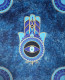 Hamsa Hand (ART-17697-120717) - Handpainted Art Painting - 24in X 30in