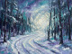 Whispers Of The Frozen Gale (PRT-15697-120764) - Canvas Art Print - 60in X 45in