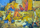 Landscape (ART-18009-120802) - Handpainted Art Painting - 14in X 11in