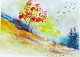 Nature Series 1 (ART-18331-120760) - Handpainted Art Painting - 11in X 8in