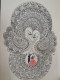 Couple Anniversary Mandala (ART-16439-120894) - Handpainted Art Painting - 10in X 15in