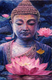 Bloom Of Inner Peace (ART-18033-120868) - Handpainted Art Painting - 20in X 24in