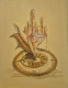 Shish Mahal Bhi Ret Ki Tarah Fisal  Jate Hai (ART-1253-121011) - Handpainted Art Painting - 18in X 24in
