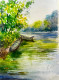 Nature Series 4 (ART-18331-120982) - Handpainted Art Painting - 8in X 11in