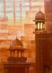 A Part Of Taj (ART-17575-121095) - Handpainted Art Painting - 23in X 33in