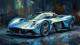 Midnight Velocity (PRT-15697-121286) - Canvas Art Print - 60in X 33in