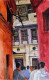 Banaras Gali (ART-7901-121449) - Handpainted Art Painting - 14in X 22in