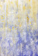 Blue Gold Textured Abstract Vertical Modern Canvas Art (ART-8156-121141) - Handpainted Art Painting - 15in X 21in