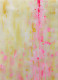 Pink Yellow Abstract Textured Modern Canvas (ART-8156-121135) - Handpainted Art Painting - 16in X 21in