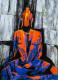 Into Meditation- Gautam Buddha Painting (ART-2571-121488) - Handpainted Art Painting - 18in X 18in