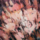 Soft Dancing Petals (ART-2571-121481) - Handpainted Art Painting - 18in X 18in