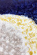 Deep Blue Gold Textured Abstract With Bold Contrast (PRT-8156-121364) - Canvas Art Print - 16in X 24in