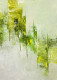 Abstract Forest Skyline (PRT-8156-121529) - Canvas Art Print - 17in X 24in