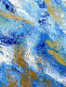 Velocity In Blue & Gold (PRT-8156-121549) - Canvas Art Print - 18in X 24in