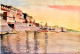 Varanasi Ghats (ART-5950-120148) - Handpainted Art Painting - 27in X 21in